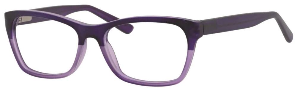 Enhance 4098 Black Purple Full Rim Oval Eyeglass Frames 54-17-145 NWT